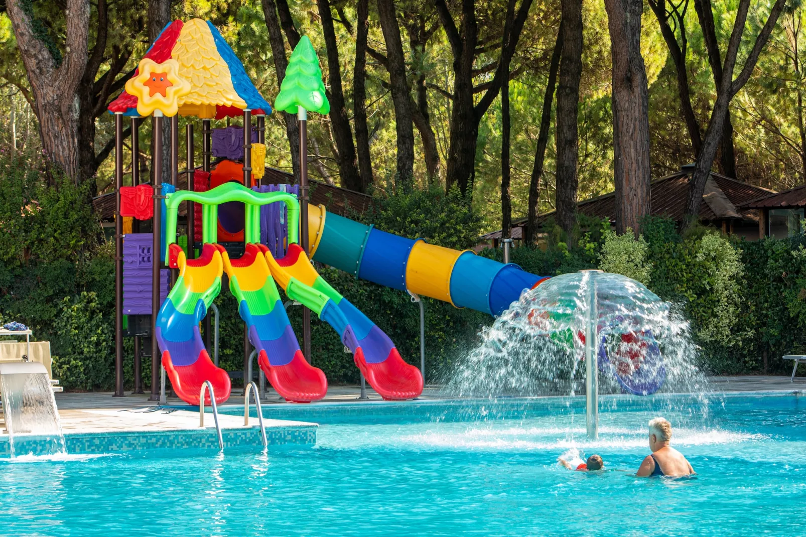 Jesolo Mare Family Village Lido di Jesolo - Lodge Elite Dog 4 plus 2 pax-Schwimmbad