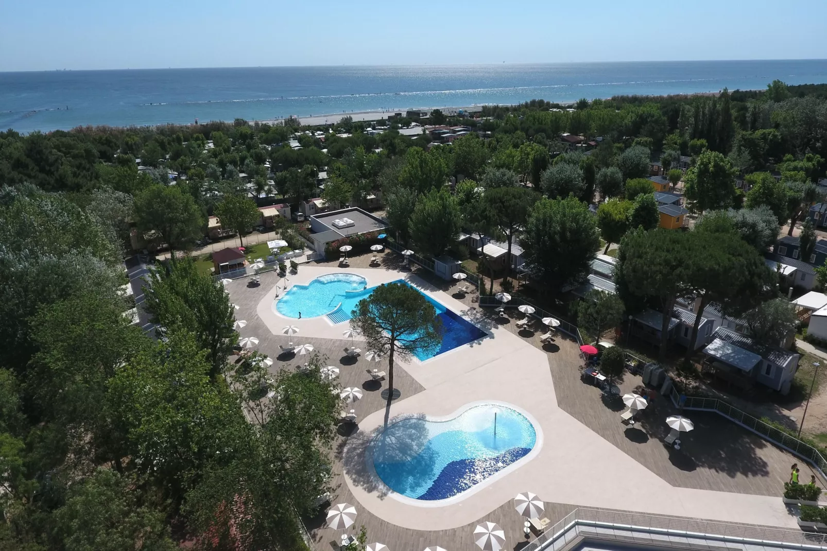 Marina Family Village Punta Marina Terme Ravenna - Lodge Superior Dog-Schwimmbad
