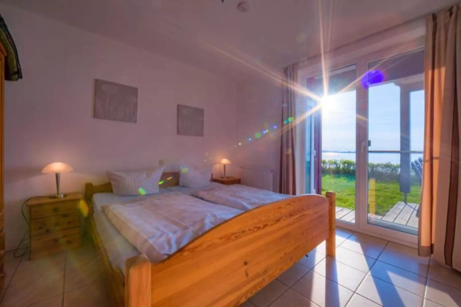 Kapitänshaus Gartendeck 64 qm Nr 492-Bedroom