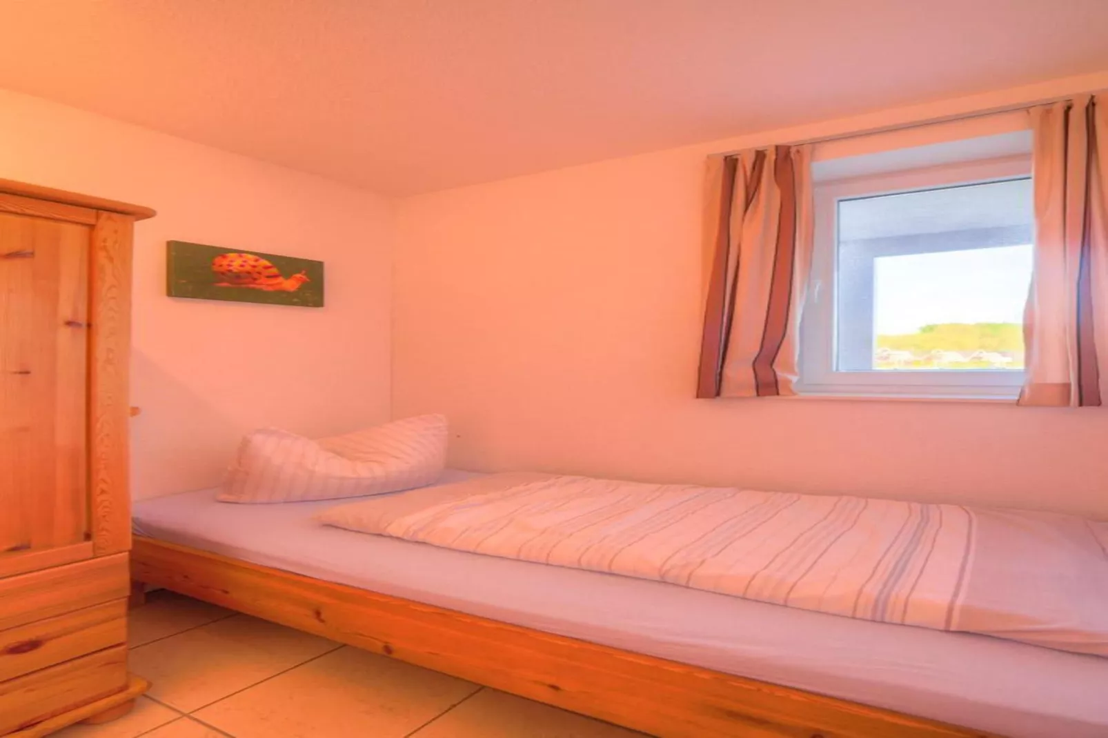 Kapitänshaus Gartendeck 64 qm Nr 492-Bedroom