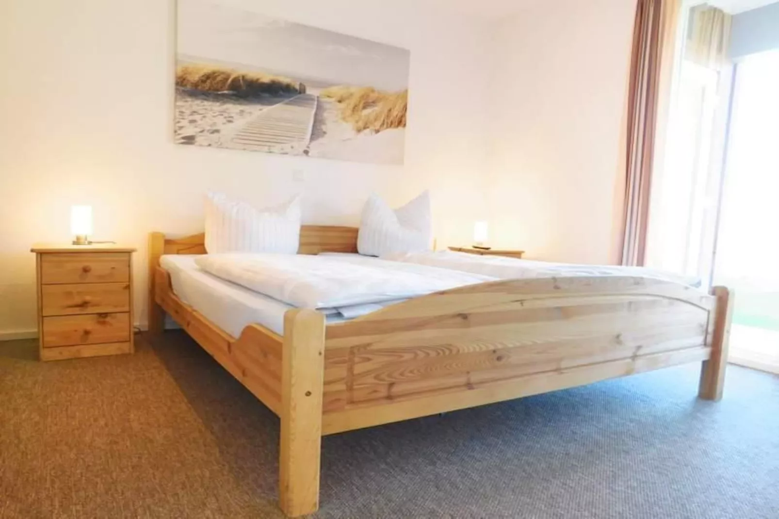 Kapitänshaus Gartendeck 64 qm Nr 522-Bedroom