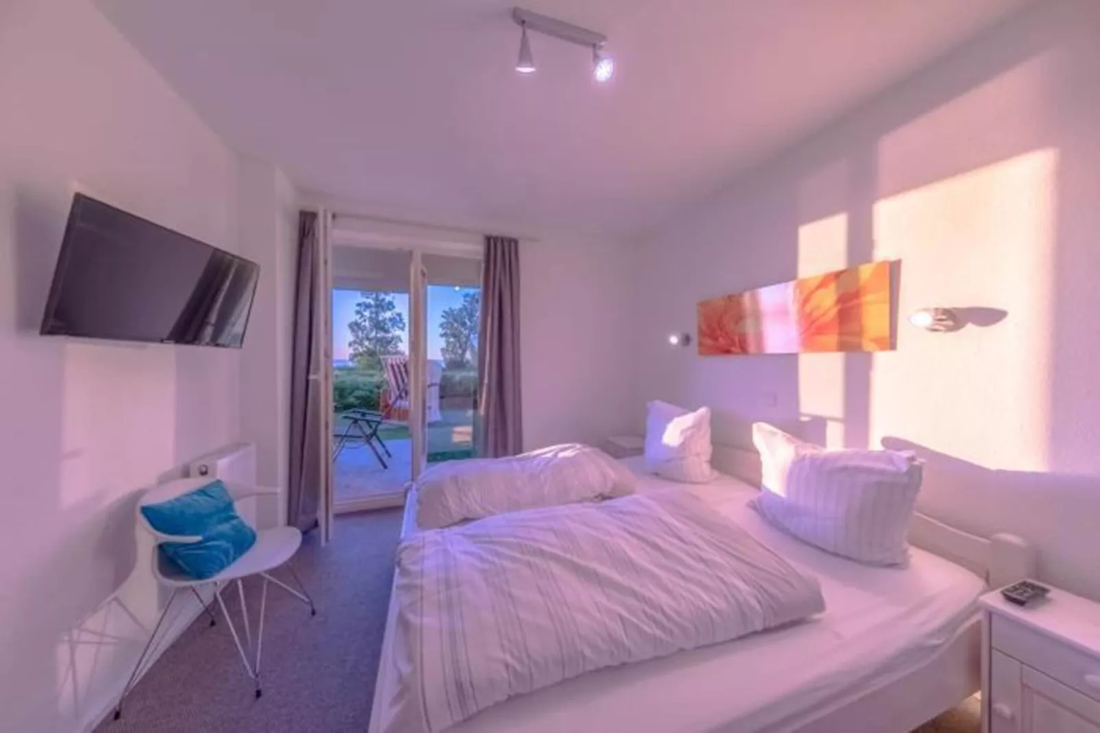 Kapitänshaus Gartendeck 64 qm Nr 531-Bedroom