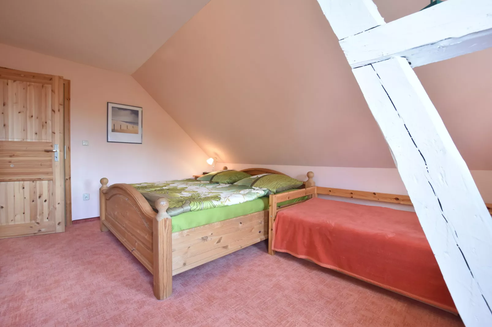 Landhauswohnung an der Ostsee mit Garten-Schlafzimmer