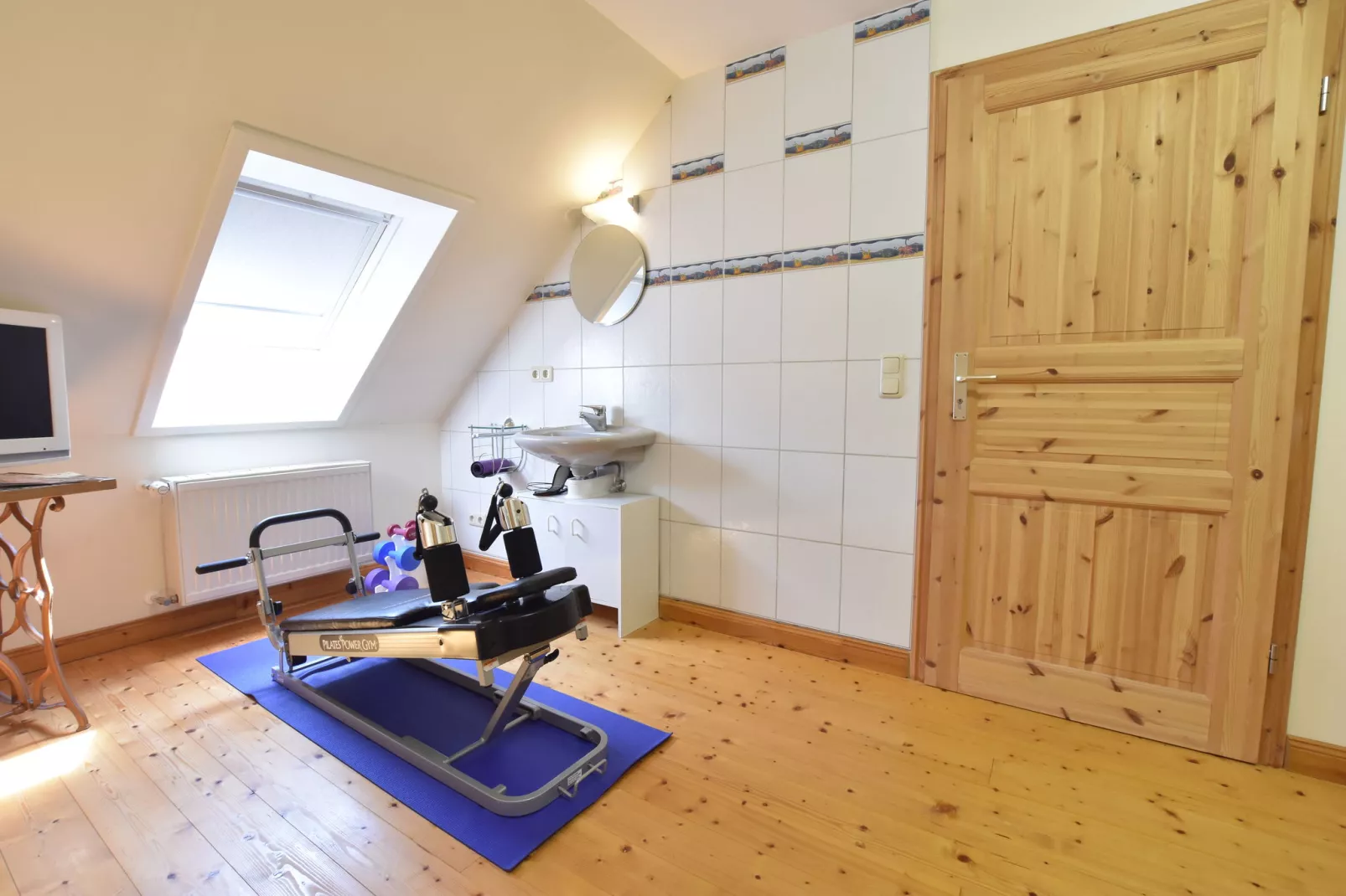 Landhauswohnung an der Ostsee mit Garten-Einrichtungen
