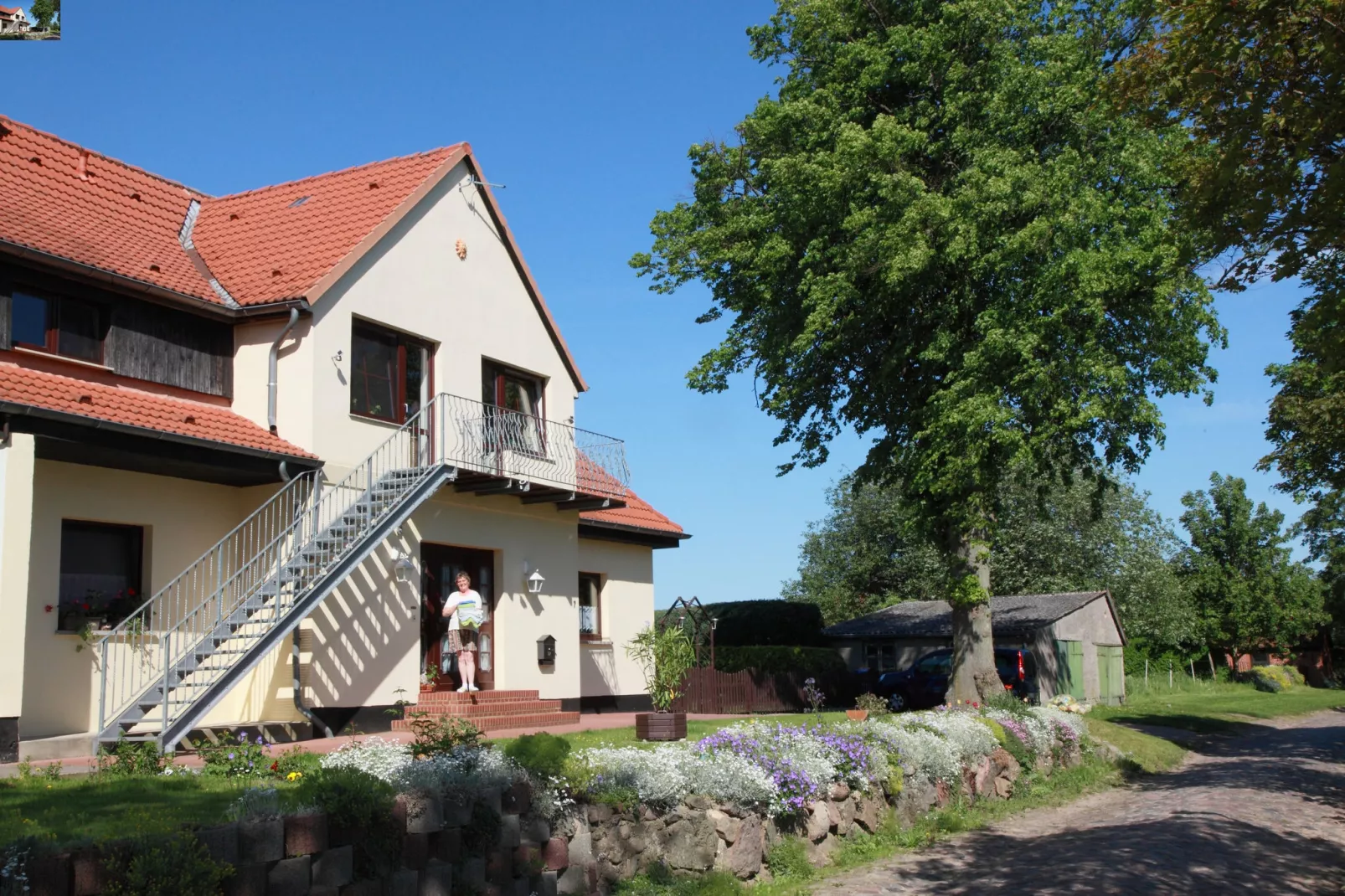 XXL - Ferienwohnungen bei Reiterhof-Exterior summer