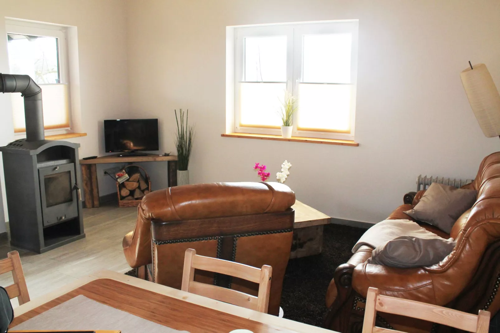 Ferienhaus Heidenholz-Wohnzimmer
