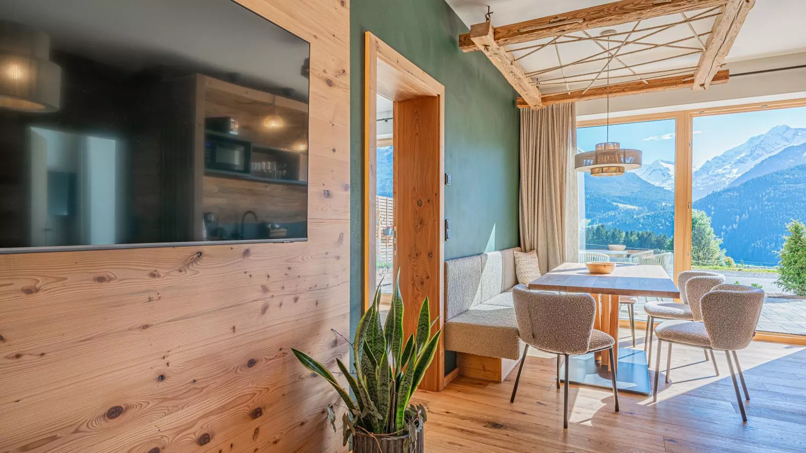 Premium Apartments AlmrauschEdelweiß-Salle à manger