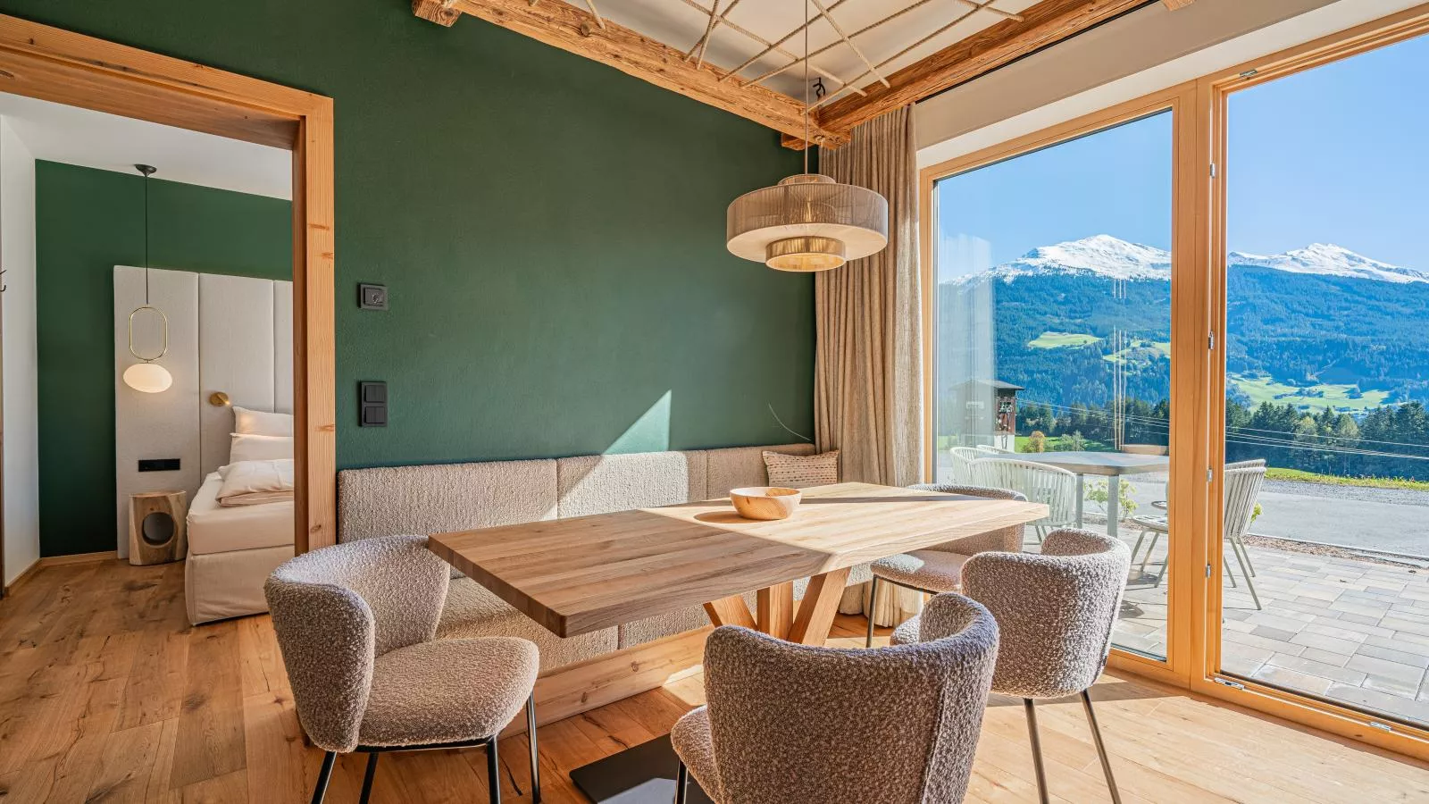 Premium Apartments AlmrauschEdelweiß-Salle à manger
