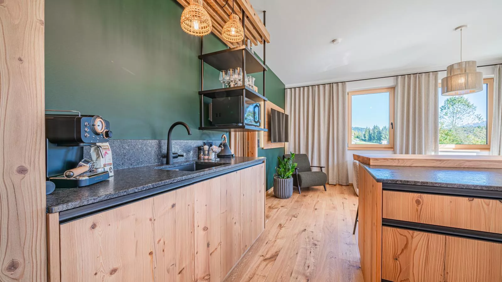 Premium Apartments SunnseitPanorama-Küche