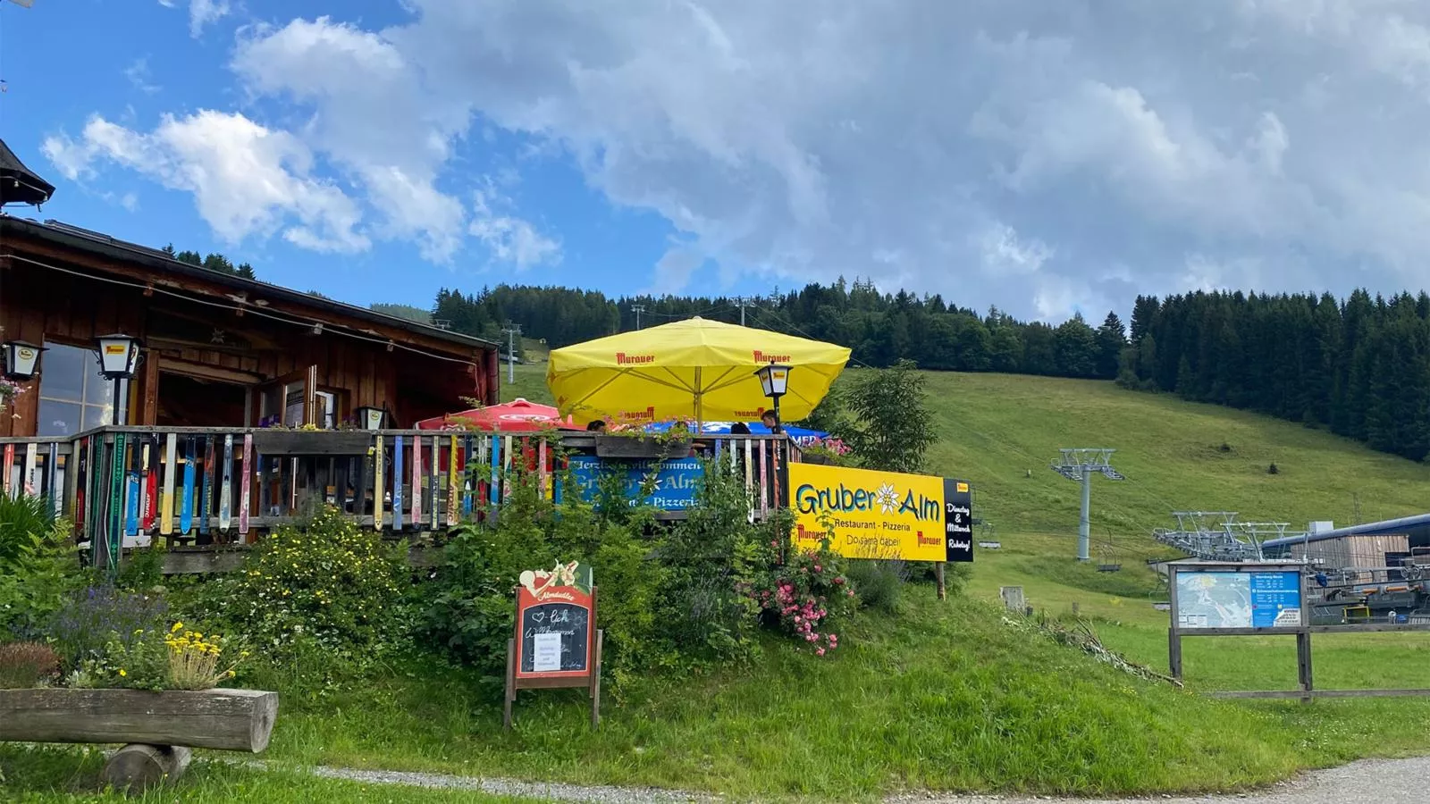 Almchalet Alpenglück-Areas summer 1km