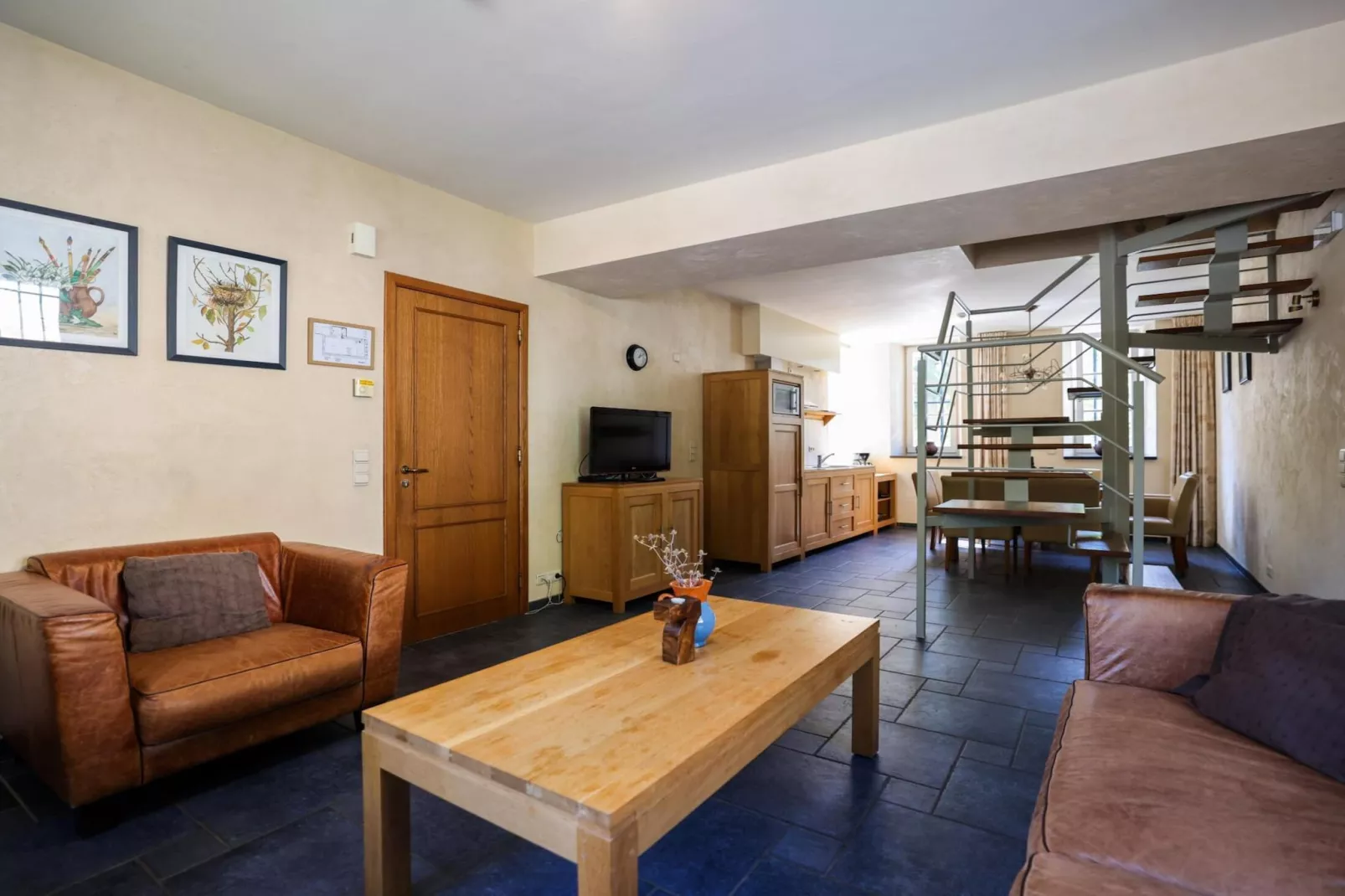 Appartement voor zes Domain Château Dieupart-Living room