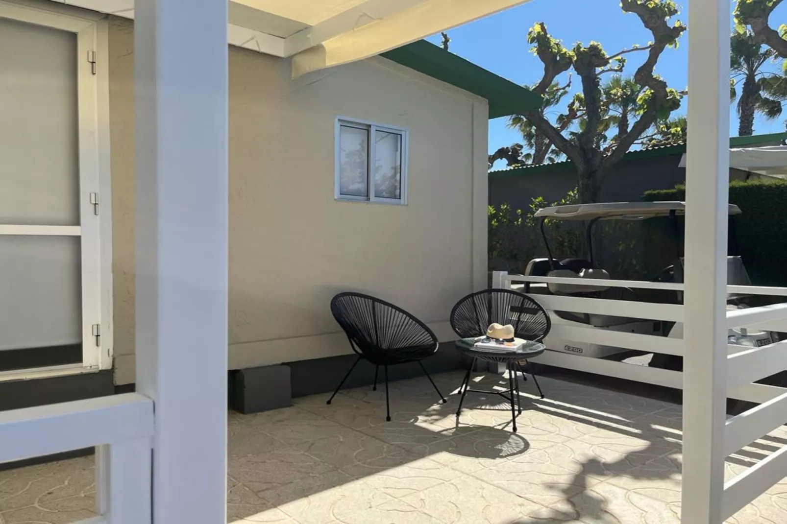 Camping Cambrils Playa 3 BUNGALOW NEW MEDITERRANI-Terrace balcony
