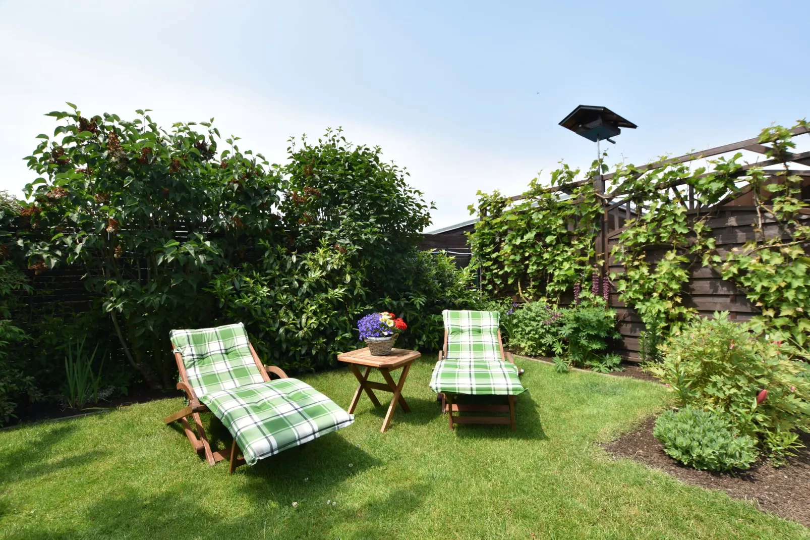 Gartenbungalow-Gärten Sommer