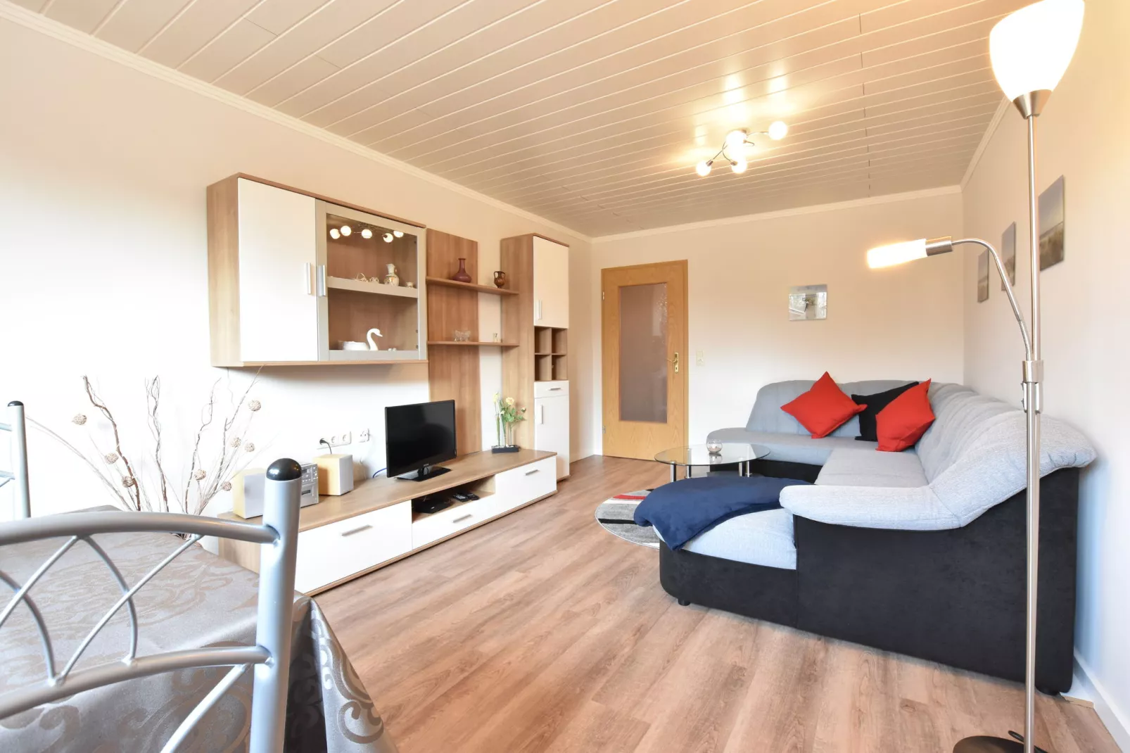 Ferienwohnung mit Terrasse im Klützer Winkel-Wohnzimmer