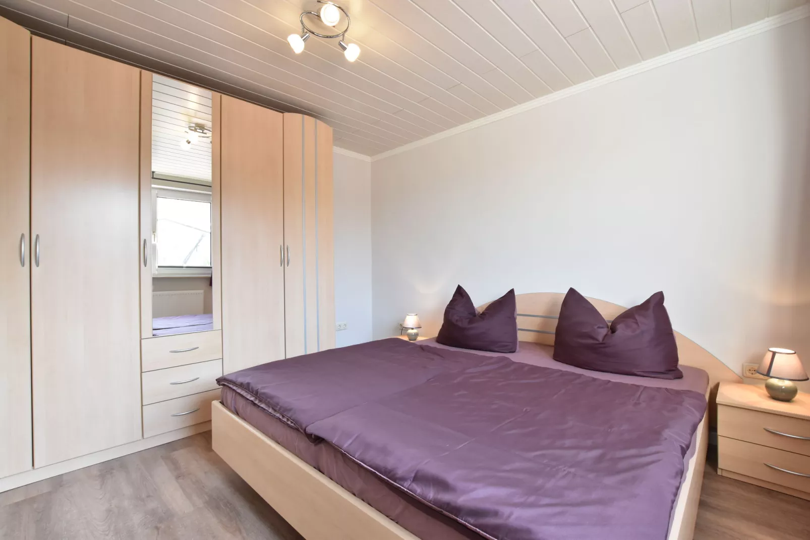 Ferienwohnung mit Terrasse im Klützer Winkel-Schlafzimmer