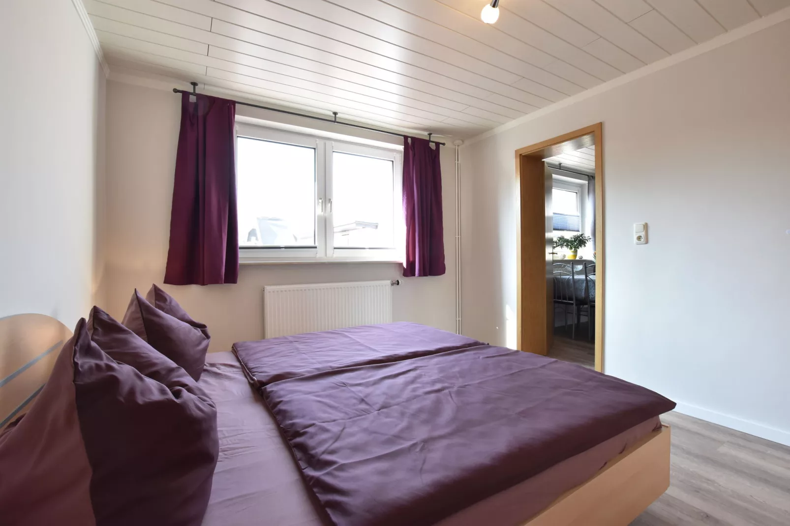 Ferienwohnung mit Terrasse im Klützer Winkel-Schlafzimmer