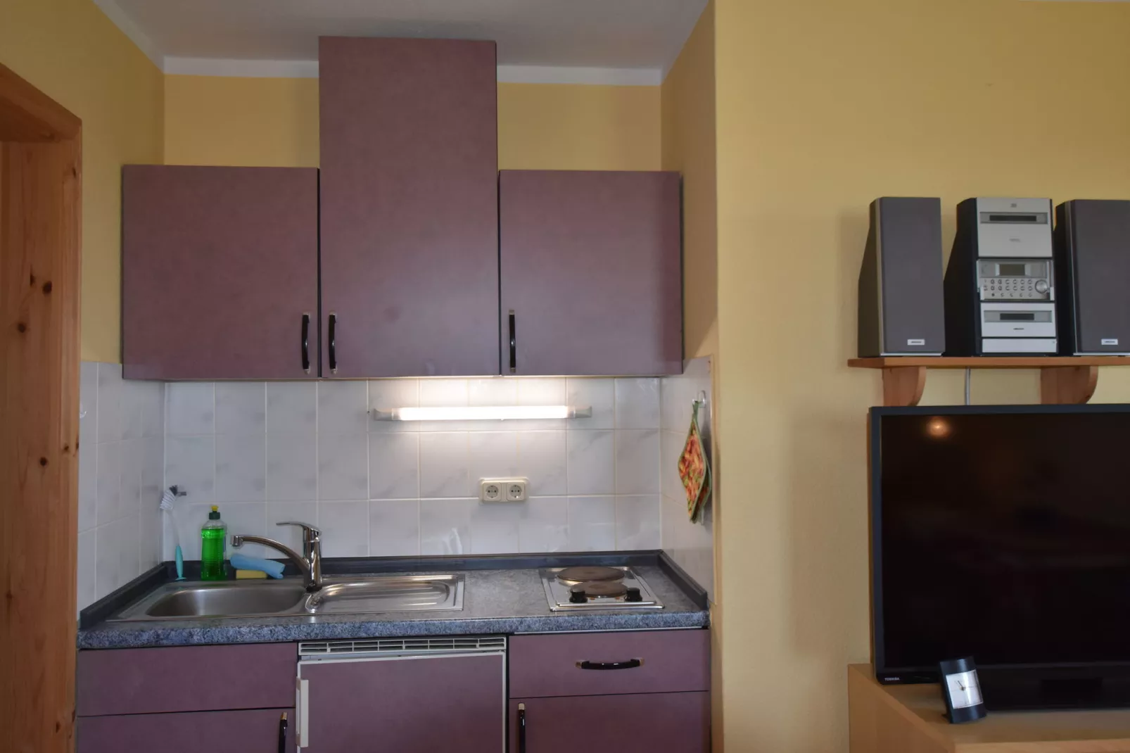 Ferienwohnung mit Meerblick-Kitchen