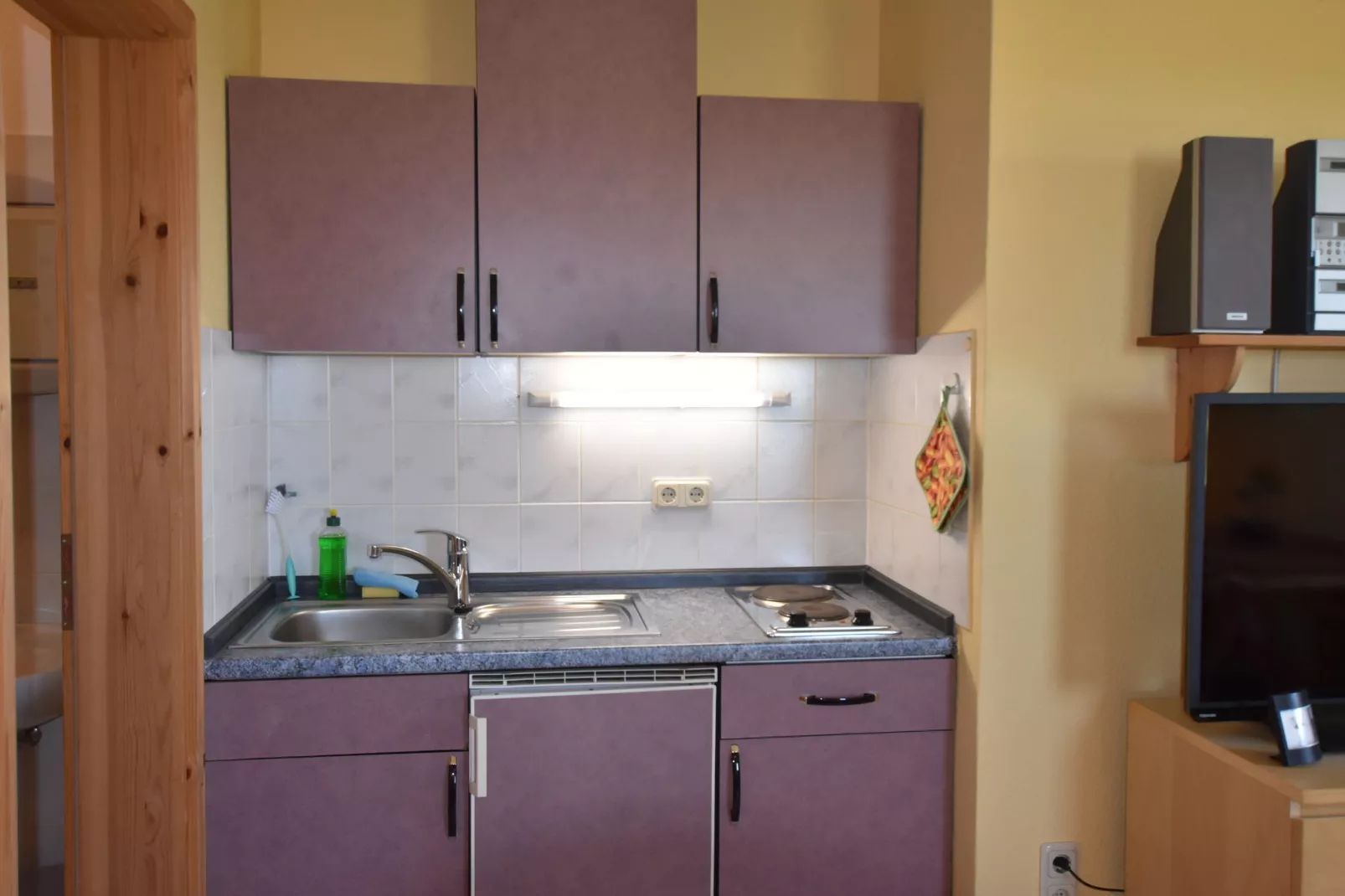 Ferienwohnung mit Meerblick-Kitchen