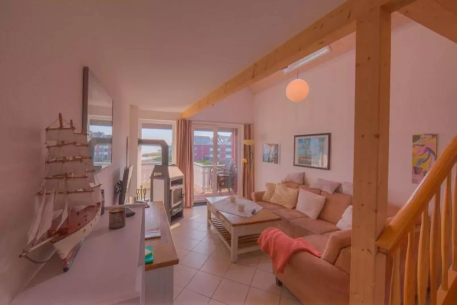 Kapitänsdeck 6 Pers 426-Living room