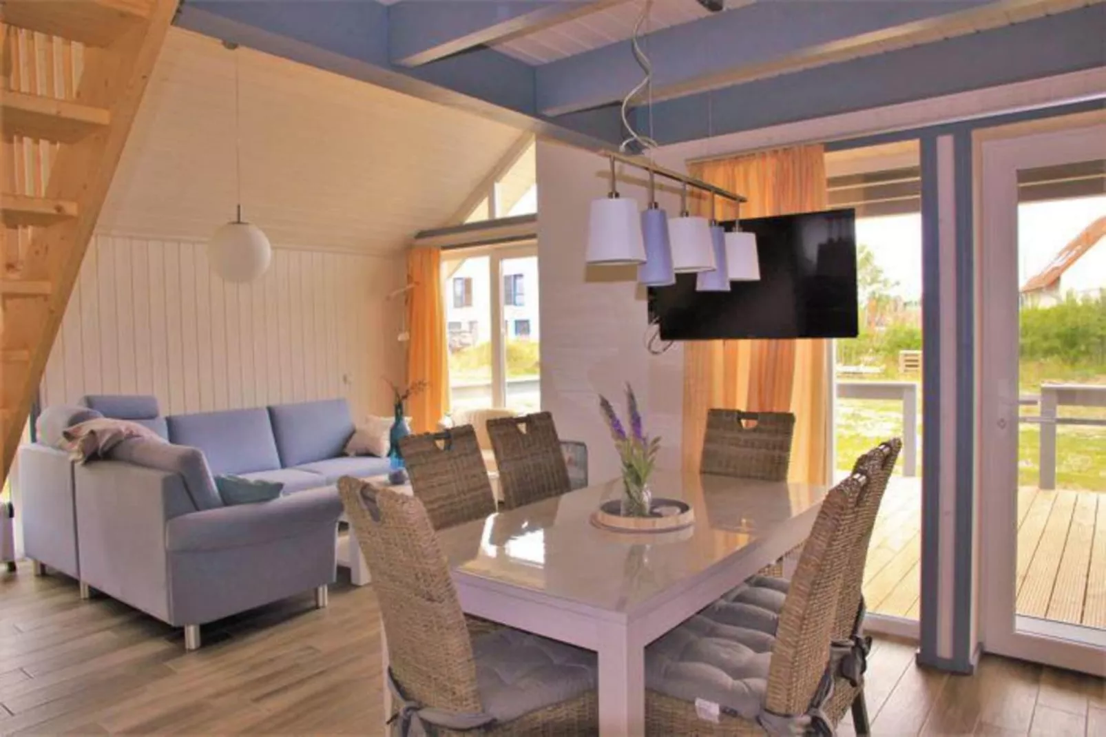 Ferienhaus Seeschwalbe-Classic 90 qm 75a-Living room