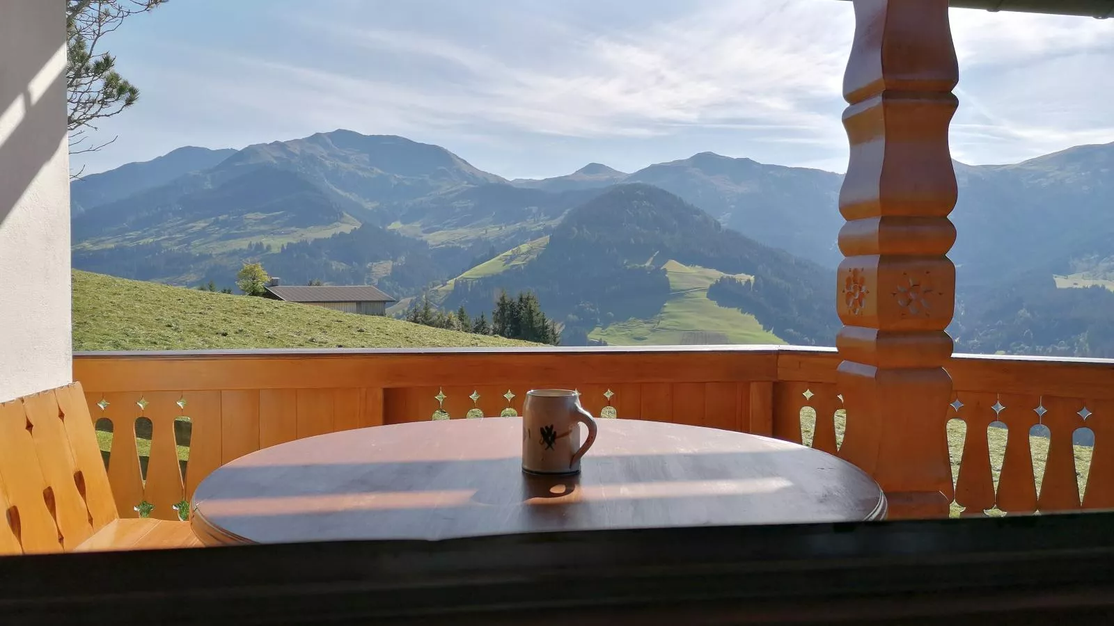 Hütte zum Dillental-Terrace balcony