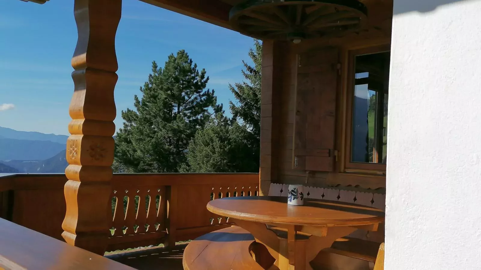 Hütte zum Dillental-Terrace balcony
