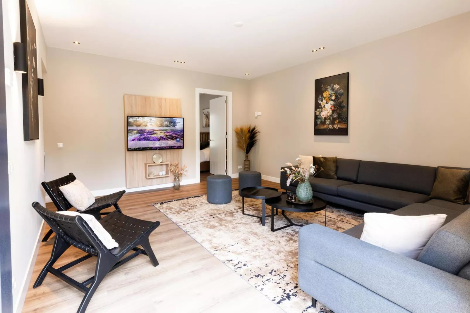 Veluwe Villa Wellness-Living room