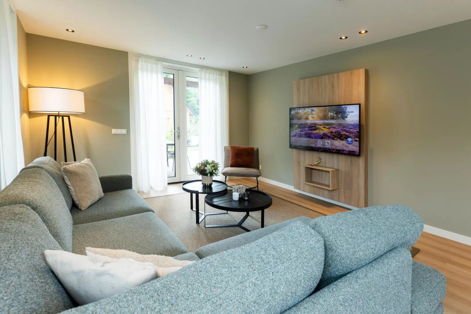 Bos Villa met Hottub  6 personen-Living room