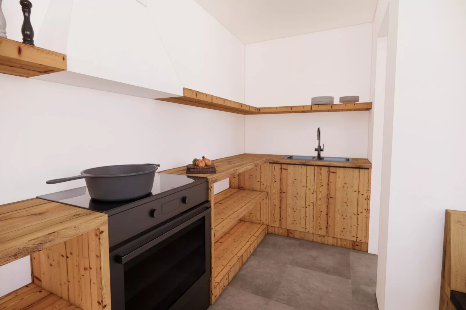 Bauernhaus Guggengut-Kitchen