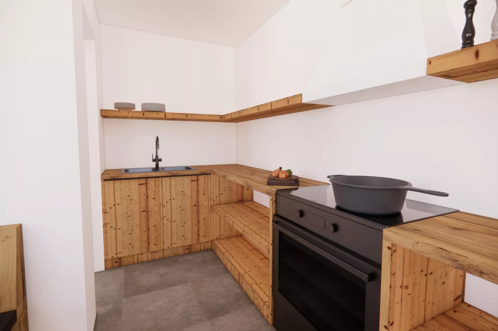 Bauernhaus Guggengut-Kitchen