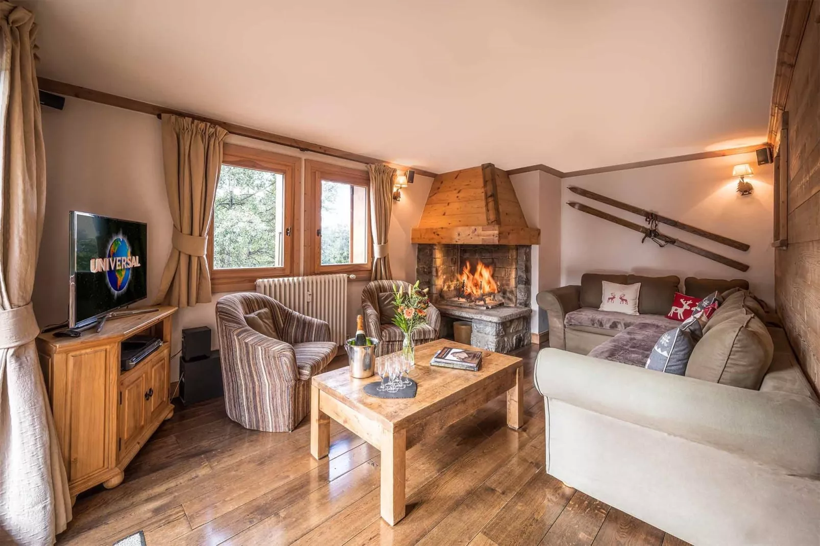 Chalet Silvana-Living room