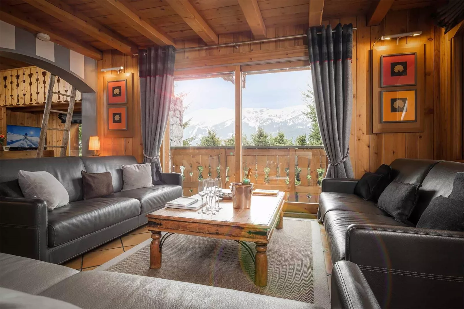 Chalet Etienne-Living room