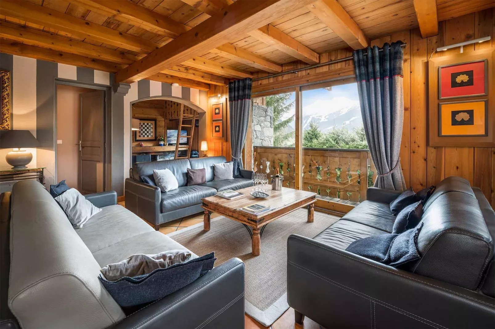 Chalet Etienne-Living room