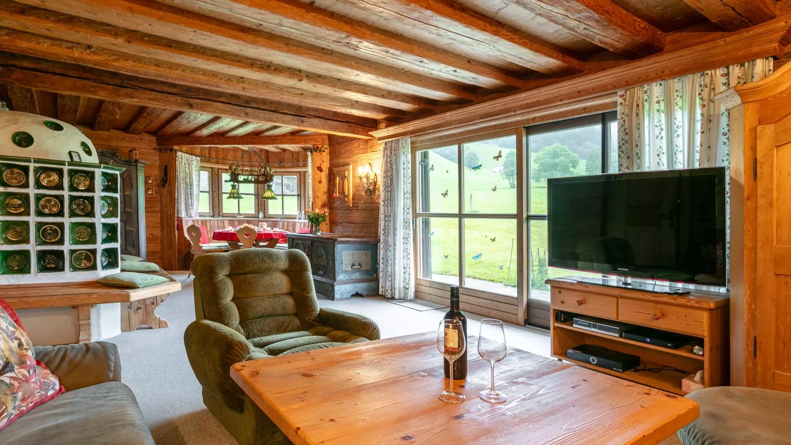 Chalet Rettensteinblick-Living room