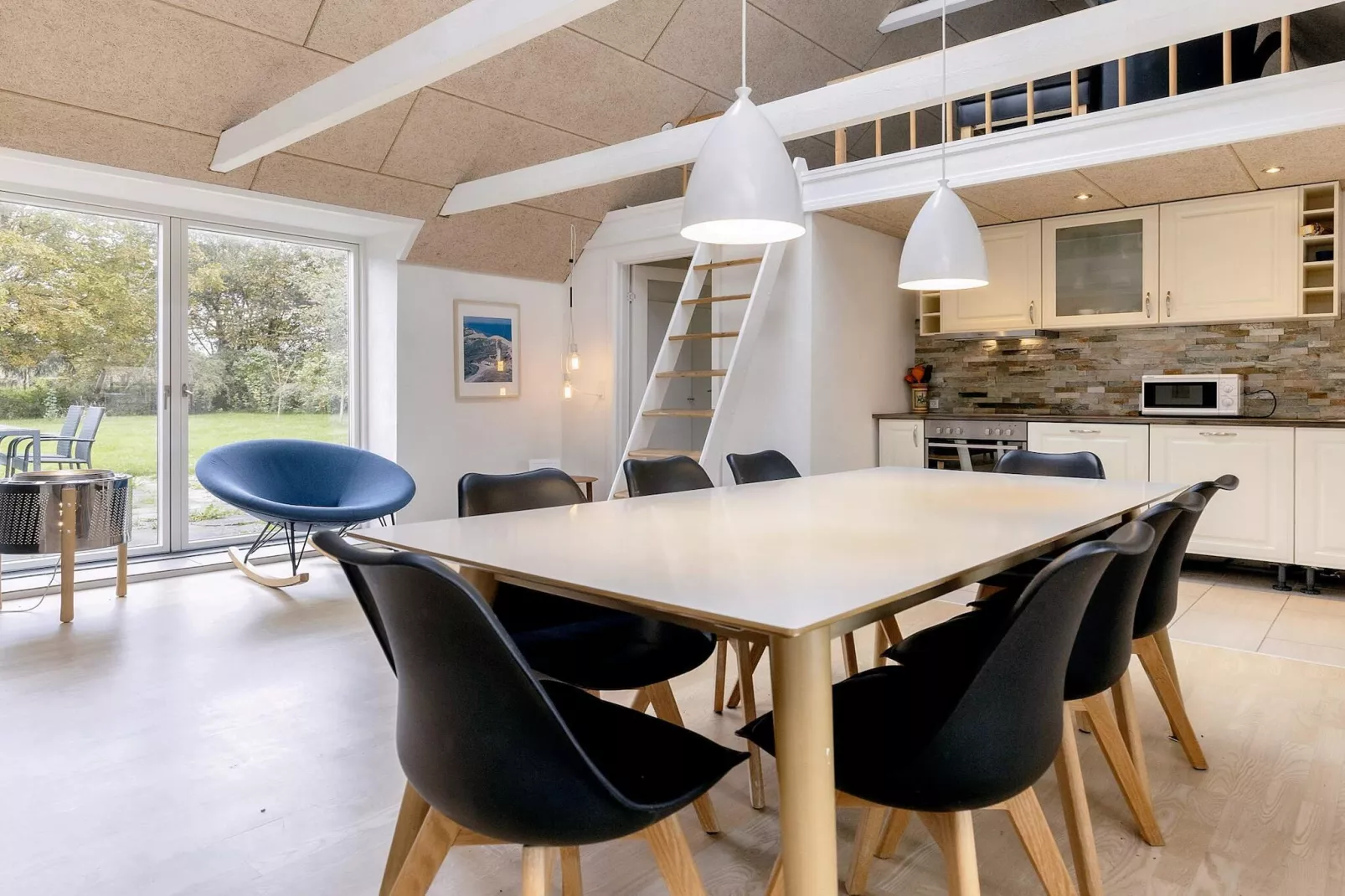 Maison de vacances pour 6 a Løkken-Intérieur