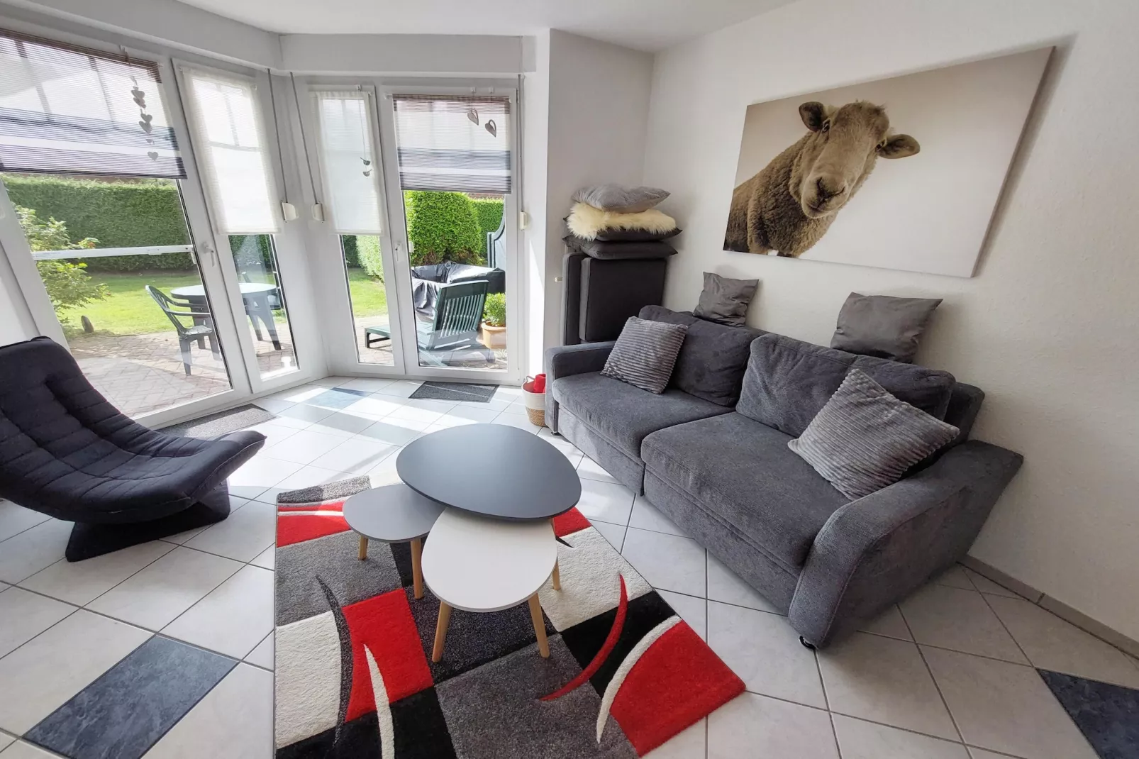 Doppelhaushälfte Wattwurm 34-Living room