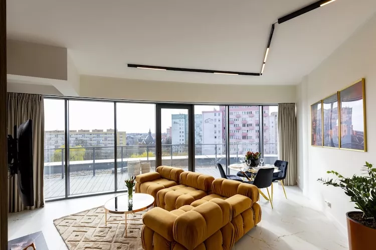 Hansa Tower apartament nr 605-Living room
