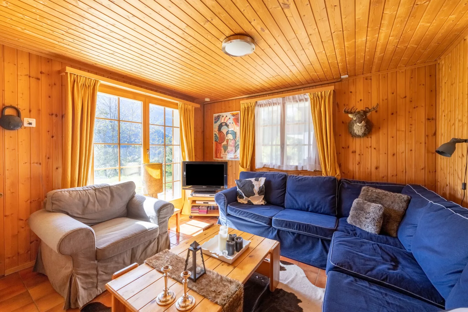 Chalet Verrel - beneden-Wohnzimmer