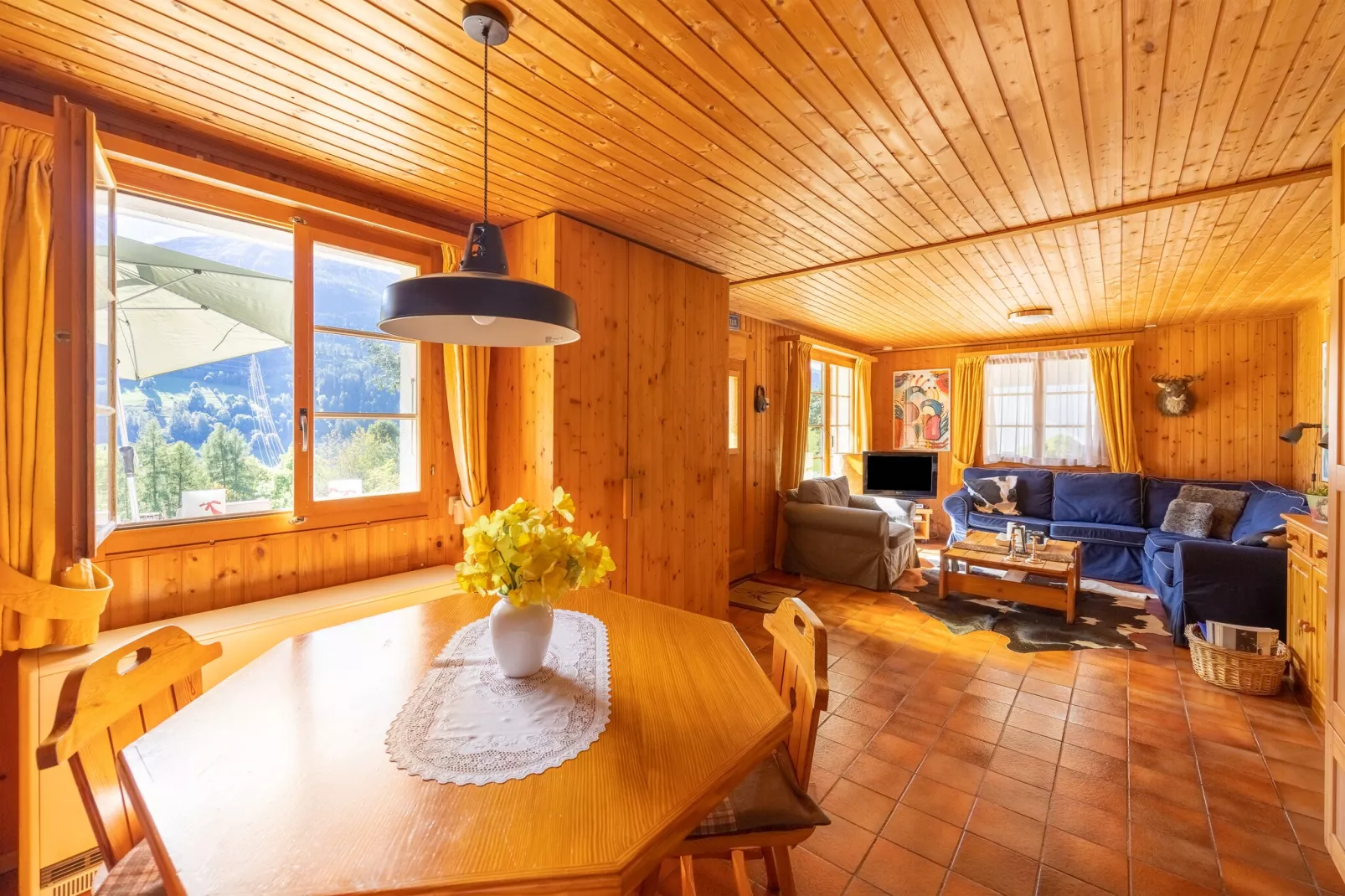 Chalet Verrel - beneden-Wohnzimmer