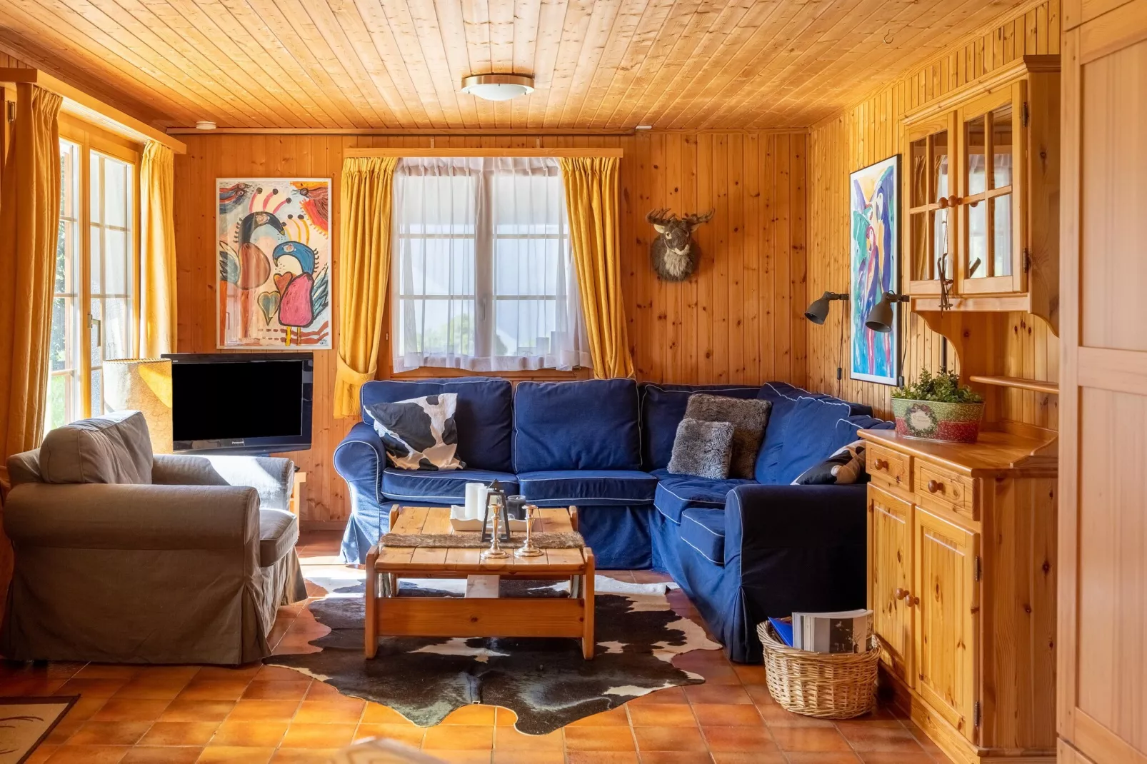 Chalet Verrel - beneden-Wohnzimmer