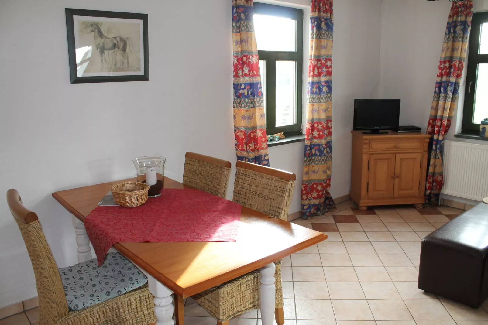 Wohnung Bornholm im kleinen Ferienpark-Wohnzimmer