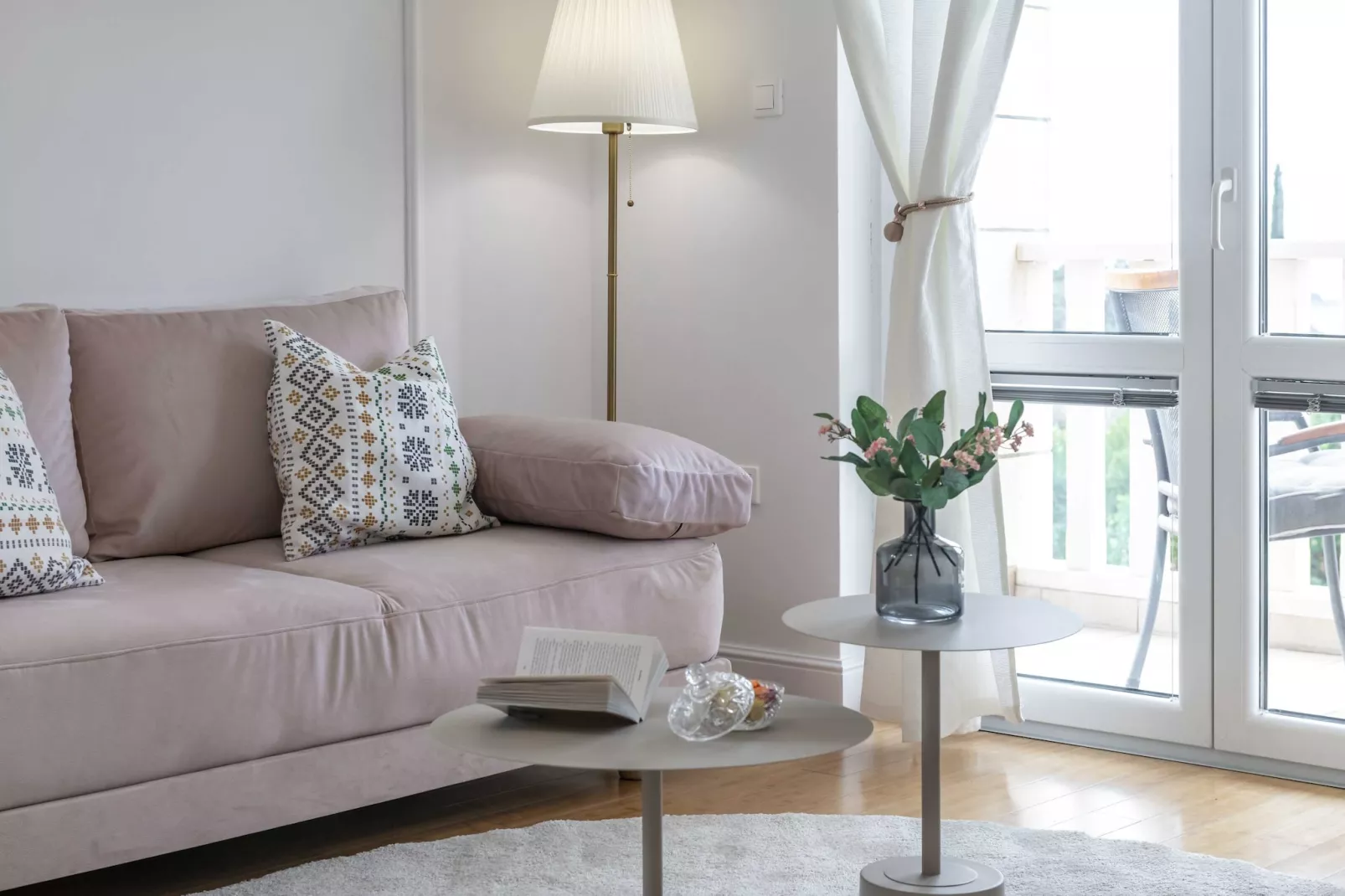 Apartments Maris-Superior One Bedroom Apartment  with Terrace and Sea view-Living room