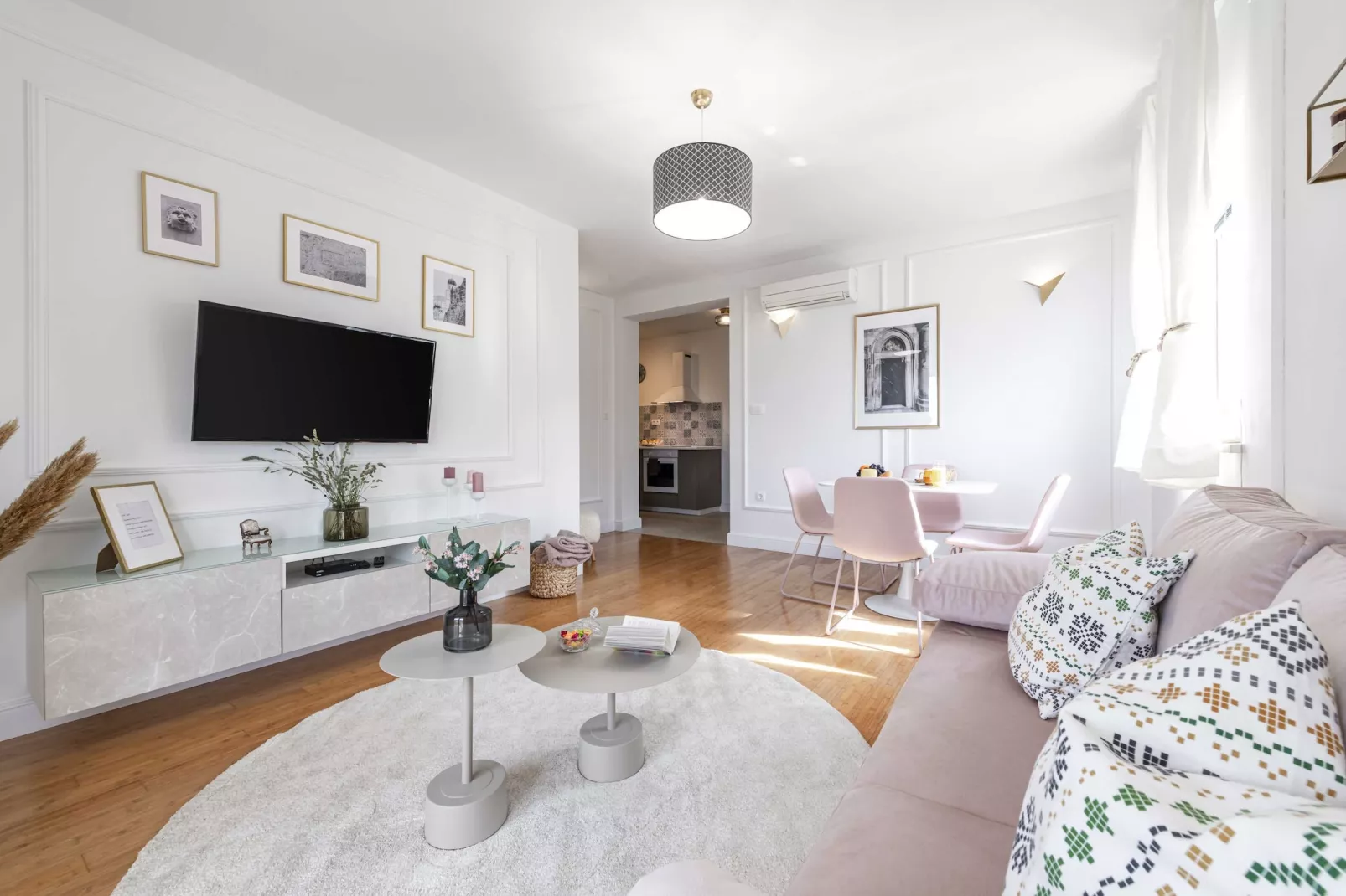 Apartments Maris-Superior One Bedroom Apartment  with Terrace and Sea view-Living room