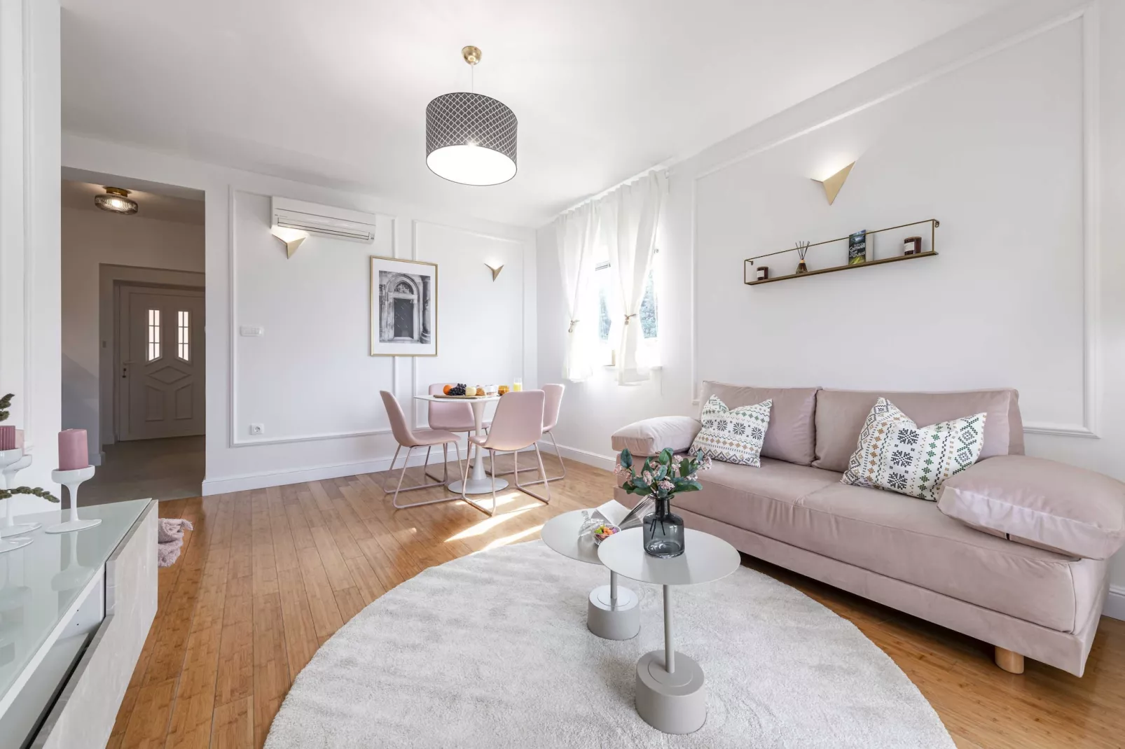 Apartments Maris-Superior One Bedroom Apartment  with Terrace and Sea view-Living room