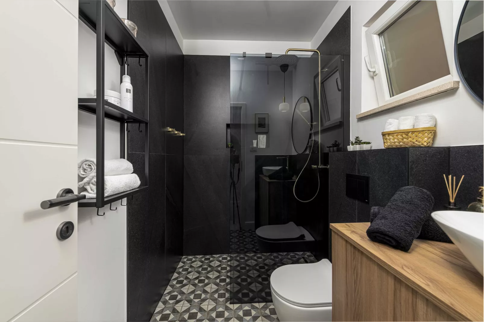 Apartments Maris-Superior One Bedroom Apartment  with Terrace and Sea view-Bathroom