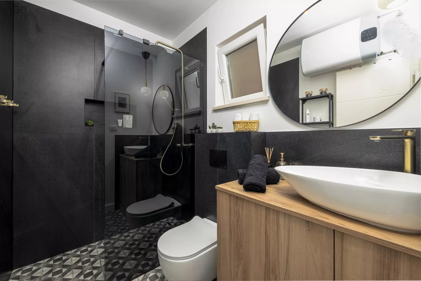 Apartments Maris-Superior One Bedroom Apartment  with Terrace and Sea view-Bathroom