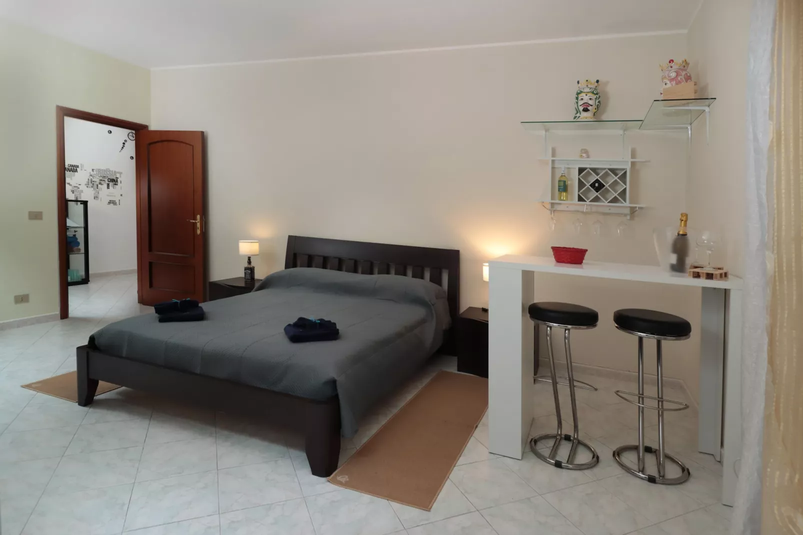 Appartamento Le Palme-Bedroom