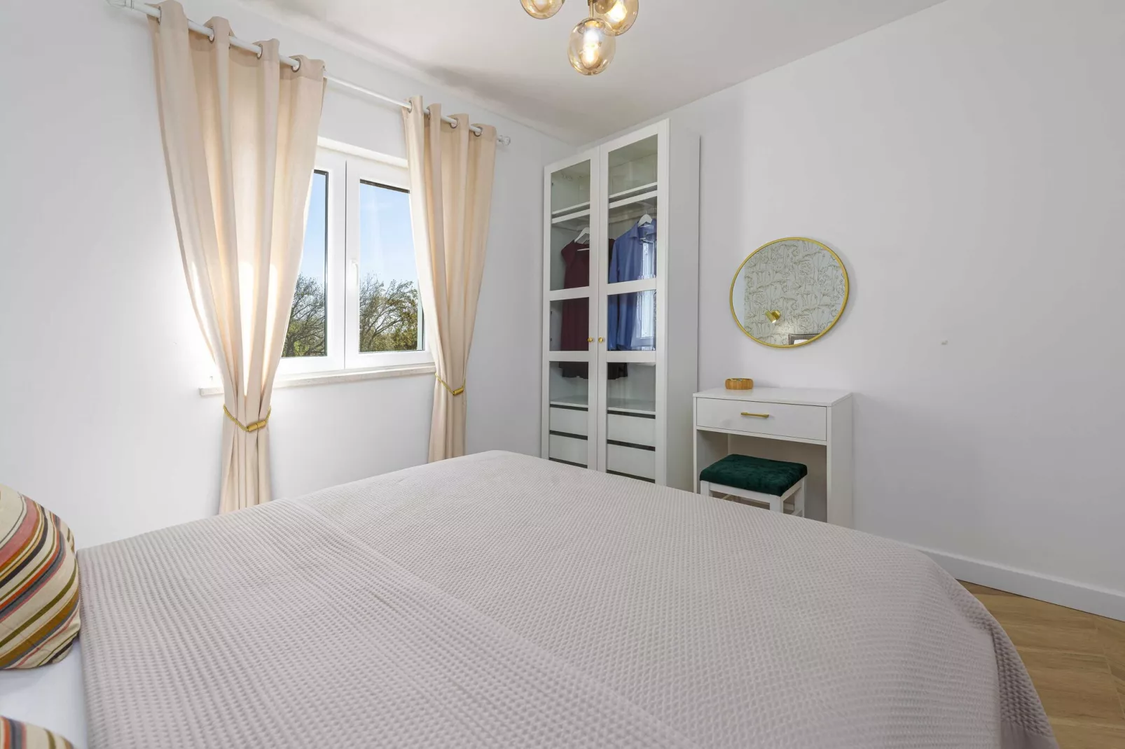 Apartments Maris-Comfort One Bedroom Apartment  with Terrace and Sea view-Bedroom