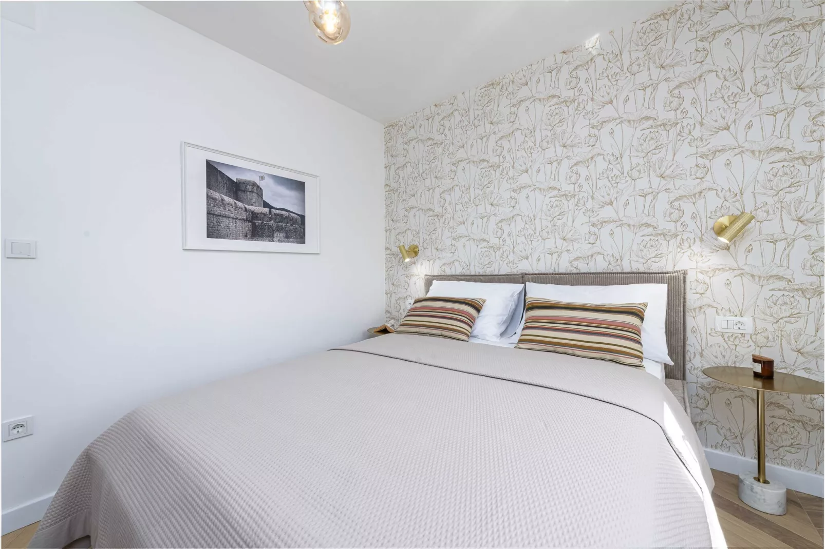 Apartments Maris-Comfort One Bedroom Apartment  with Terrace and Sea view-Bedroom