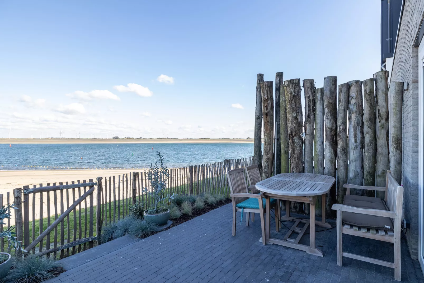 Luxe appartement Vista Maris 'Somaris' - Havenweg 8-50  Sint-Annaland-Aussicht Sommer